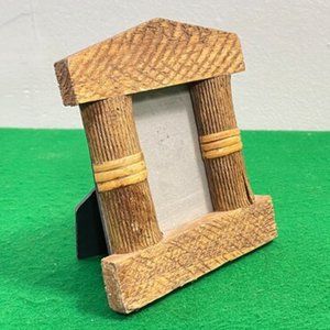 Vintage Handmade Wood Frame - Handmade Wooden Picture Frame - Rustic Picture Fra